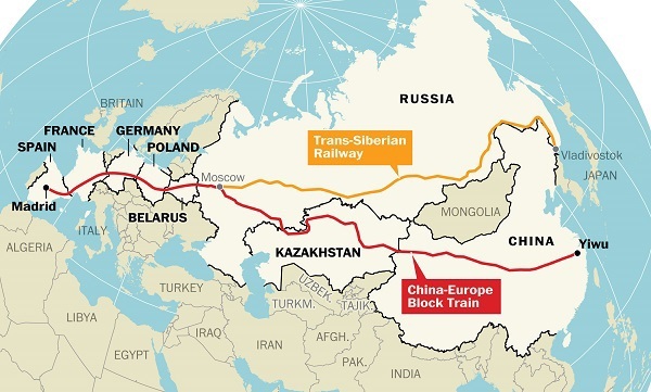 Train Through Russia Will connect Asia and Europe