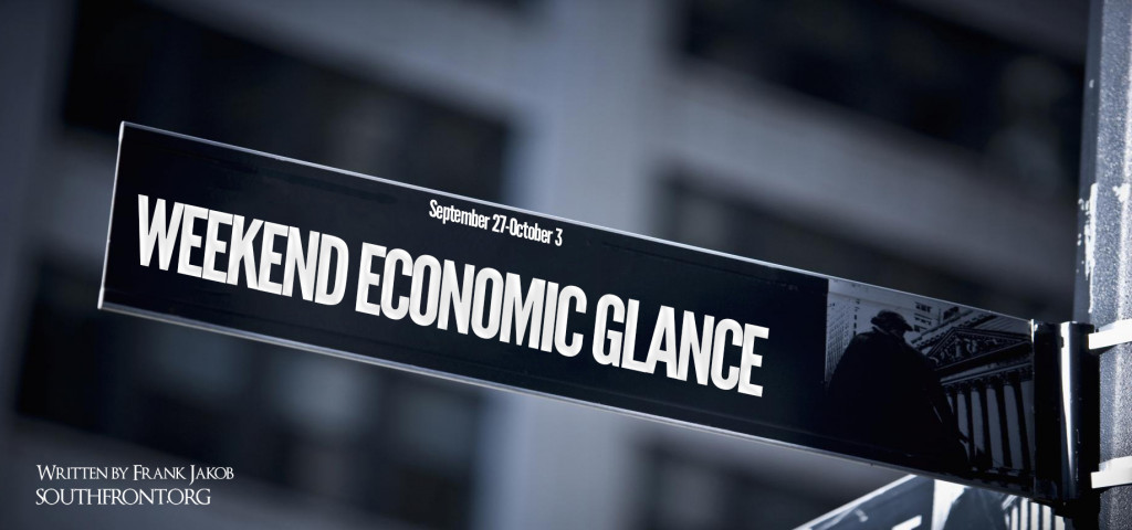 Weekend Economic Glance, Sep. 27 - Oct. 3