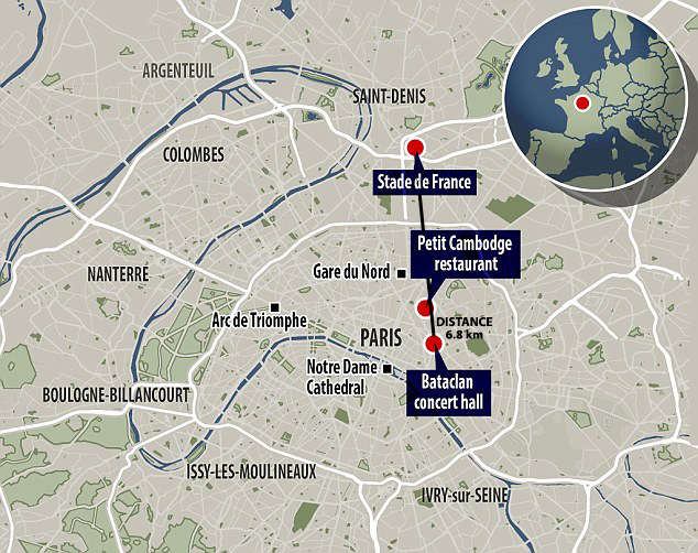BREAKING! The center of Paris has been attacked by gunmen.
