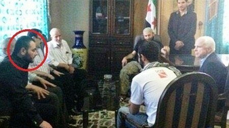 2014 photo shows John McCain meeting with ISIS founder and other terrorist leaders while illegally inside Syria