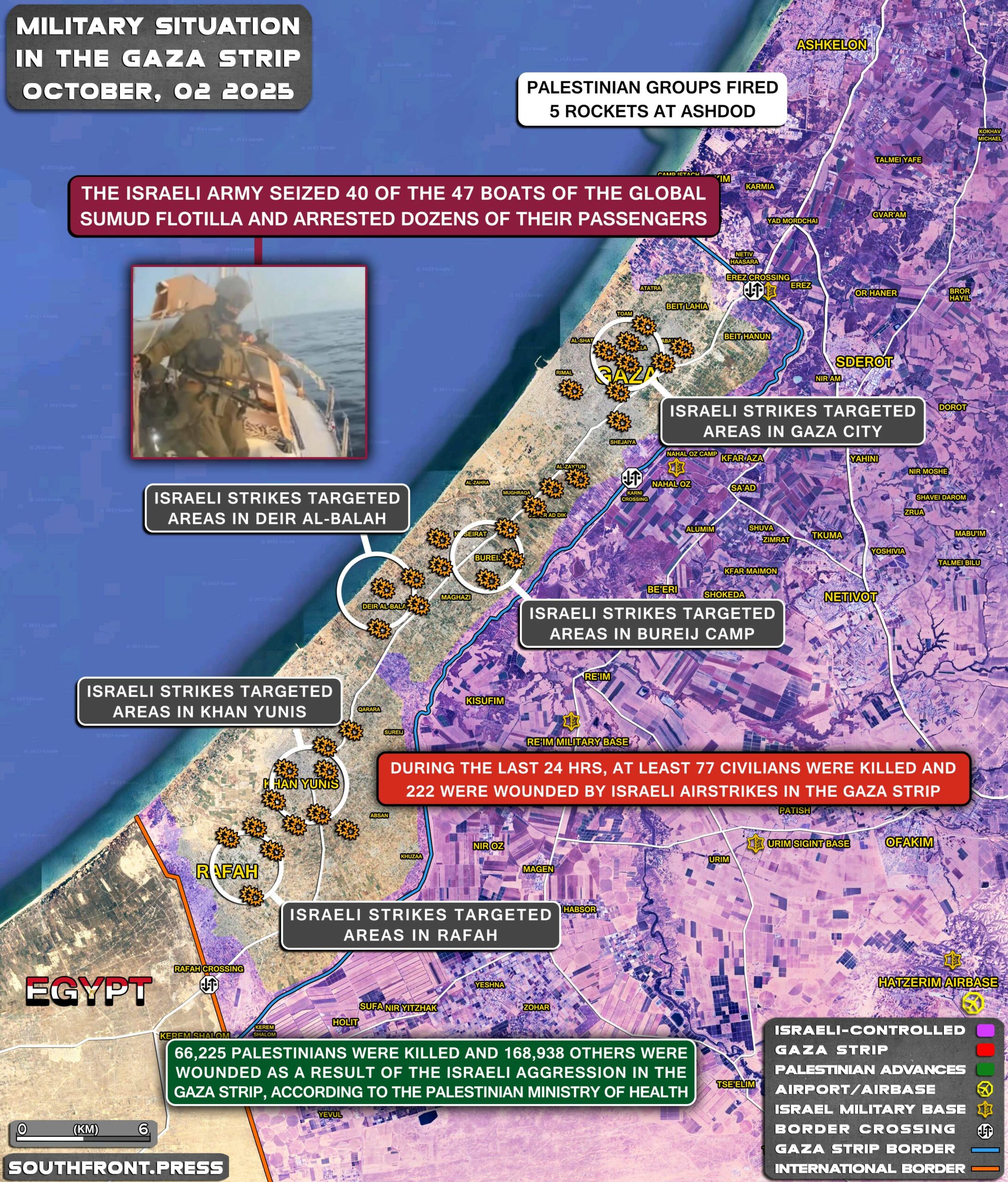 Military Situation In Gaza Strip On October 2, 2025 (Map Update)