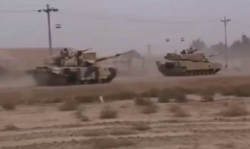 In Video: Iraq Deploys Abrams And T-90 Tanks On Border With Syria