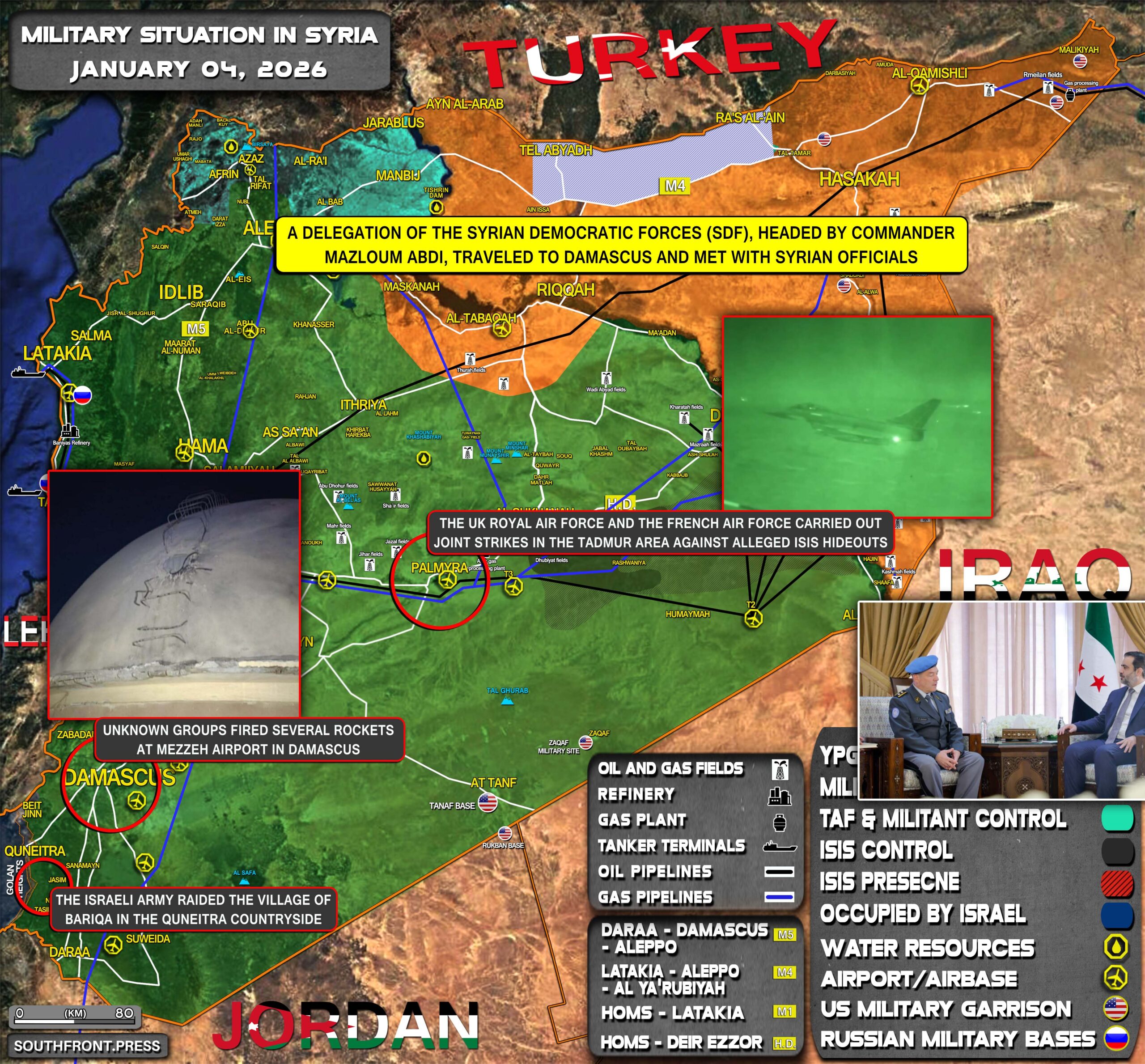 Military Situation In Syria On January 4, 2026 (Map Update)