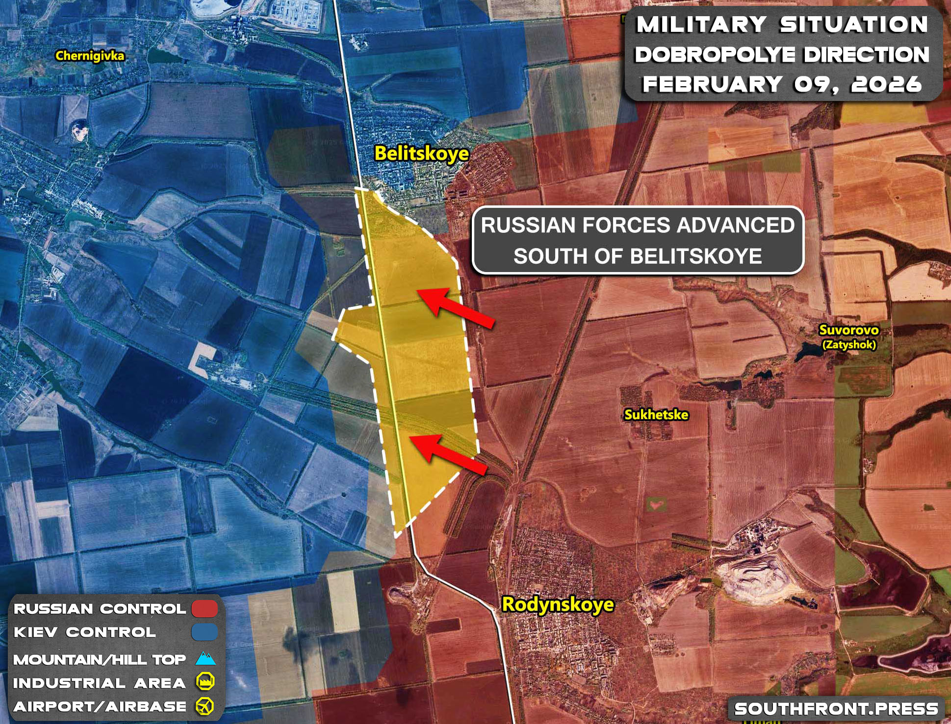 Military Situation In Ukraine On February 9, 2026 (Maps Update)