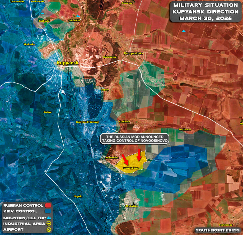 Military Situation In Ukraine On March 30, 2026 (Maps Update)