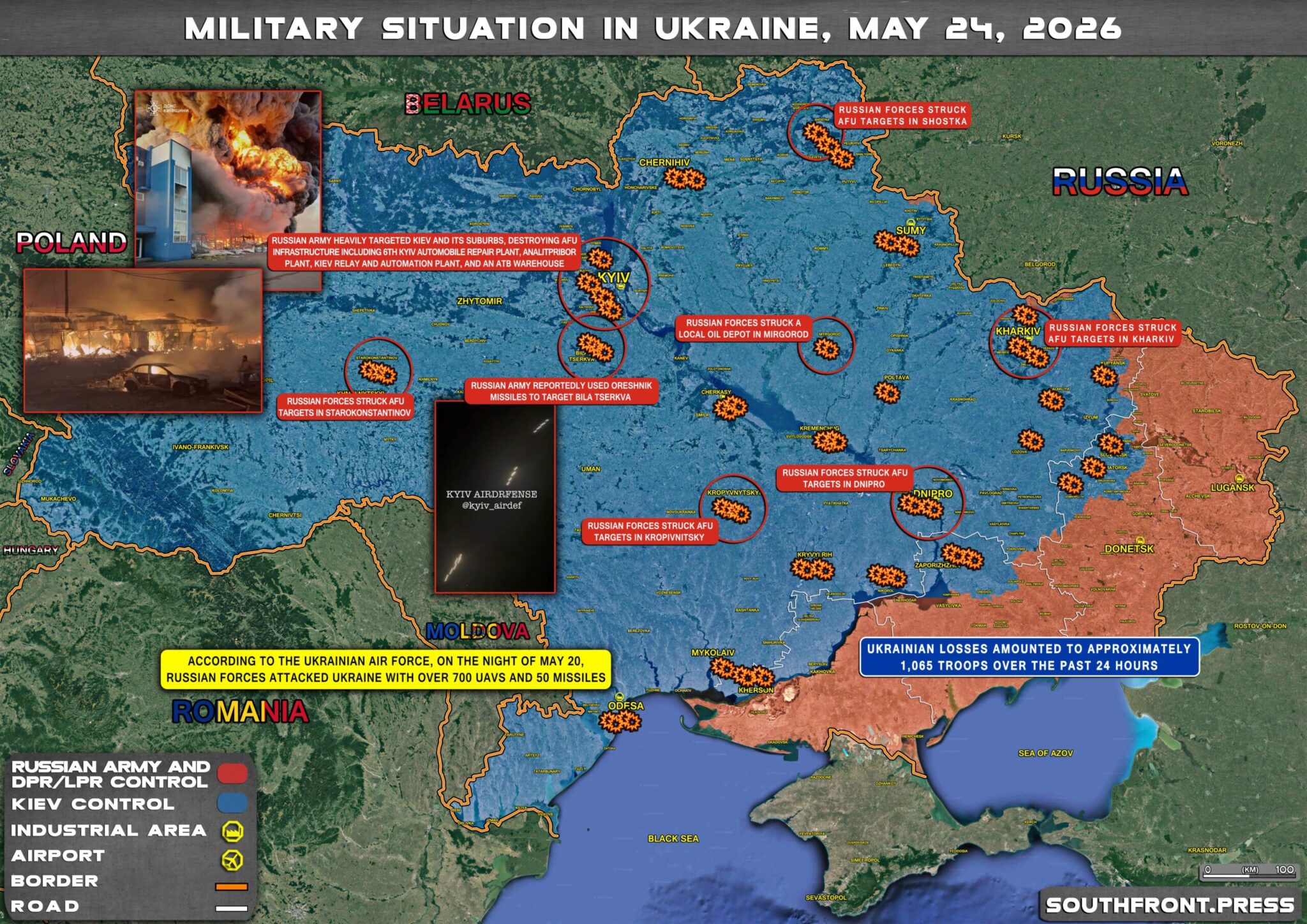 Military Situation In Ukraine On May 24, 2026 (Maps Update)