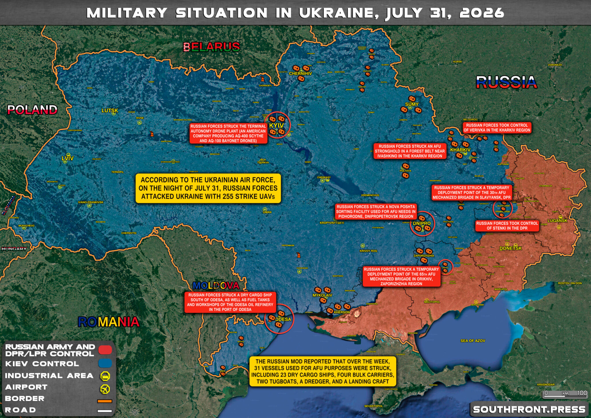 Military Situation In Ukraine On July 31 2026 Maps Update 31.07 Ukraine Map 2048x1448 