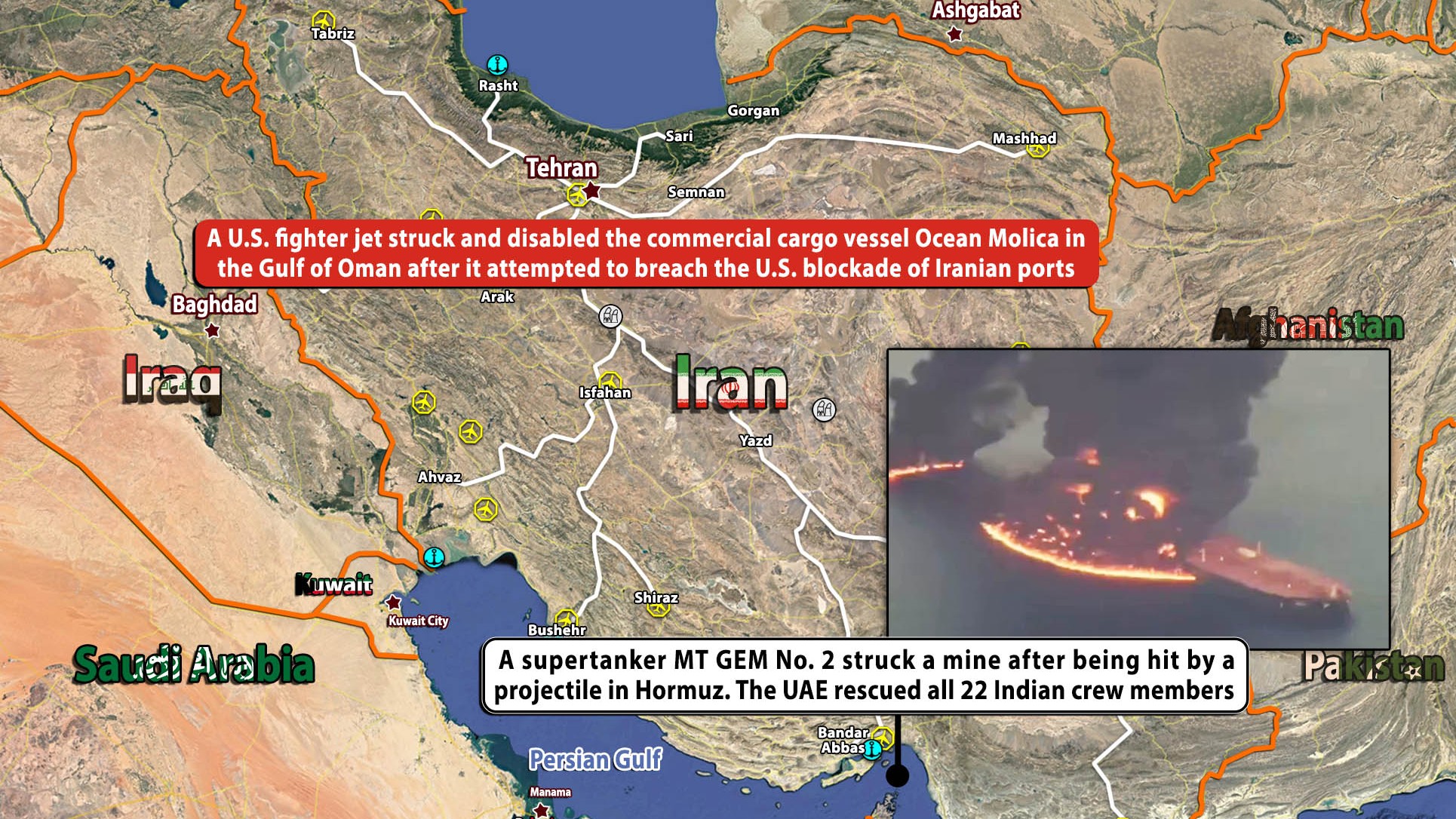 Military Situation In Iran On October 11, 2026 (Map Update)