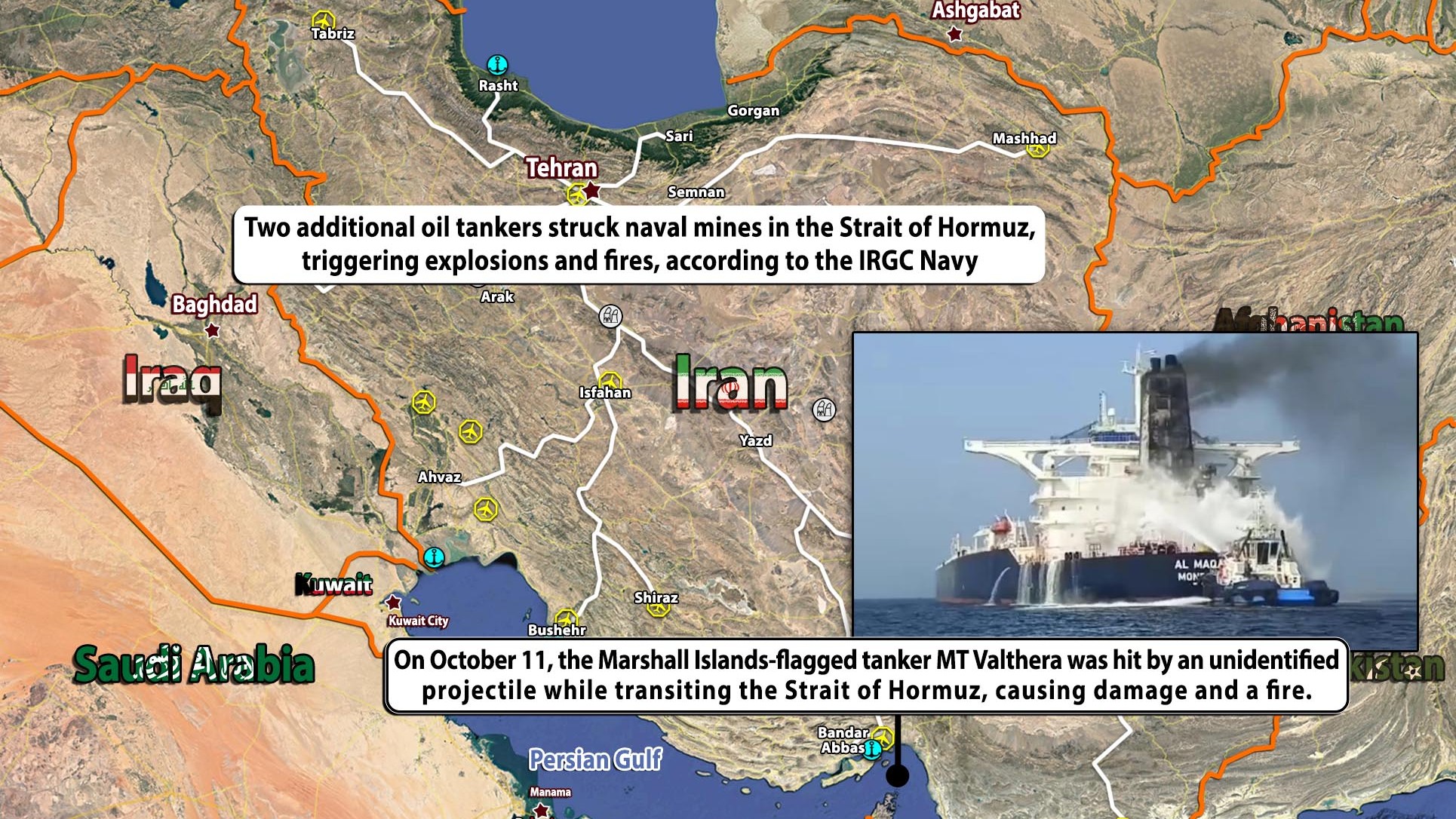 Military Situation In Iran On October 12, 2026 (Map Update)