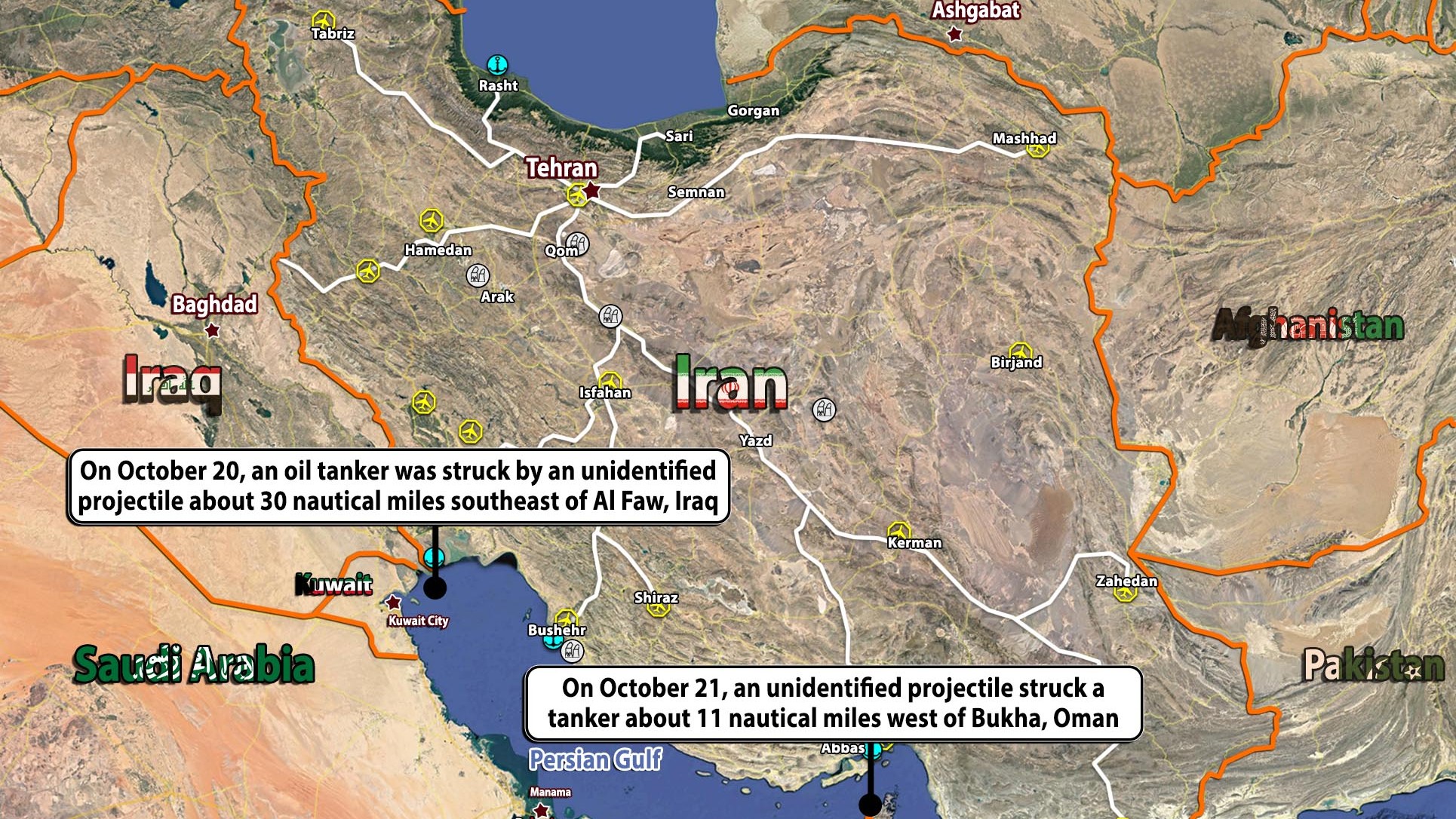 Octever Military Situation In Iran On October 21, 2026 (Map Update)
