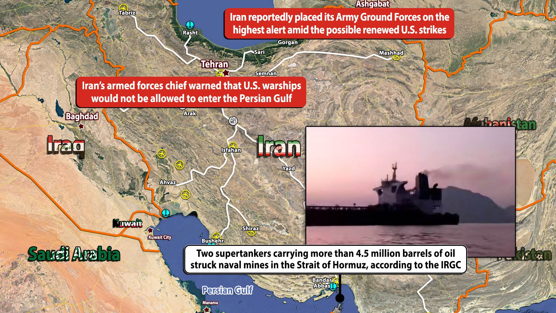 Military Situation In Iran On October 24, 2026 (Map Update)